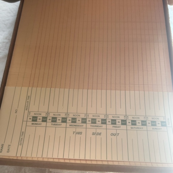 VTG Allied Time AT-3000R Time Clock With Cards - Picture 10 of 12